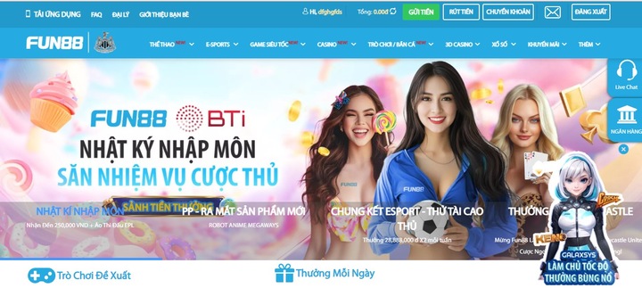 Sức hút không tưởng của nhà cái Fun88