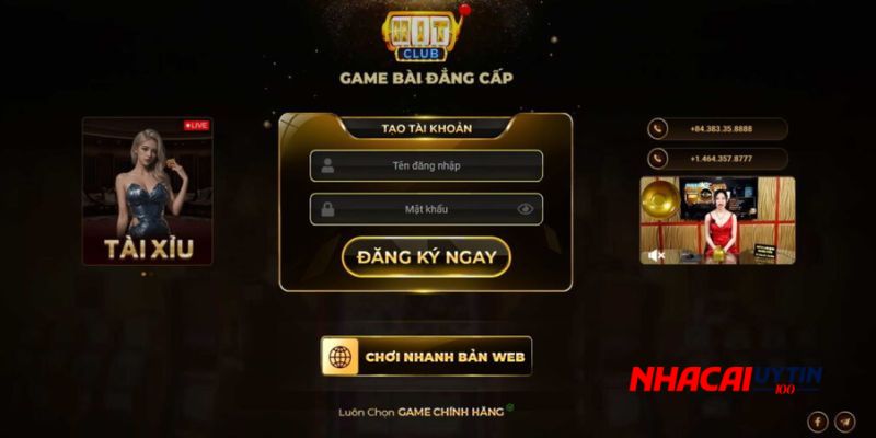 Hướng dẫn các bước đăng ký tài khoản game tại Hitclub 