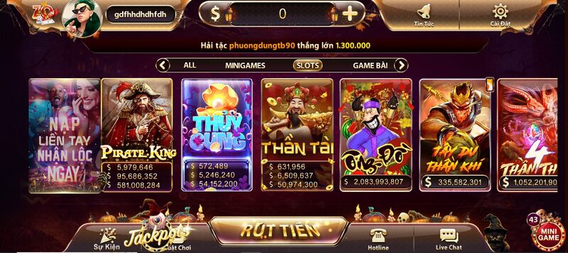 Giới thiệu 4 tựa Game slot Zowin có tỷ lệ nổ hũ cao