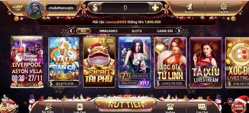 Kho game Nhatvip hấp dẫn với 50 trò chơi