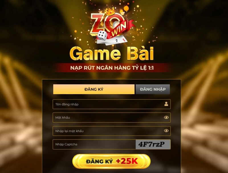 Các bước tham gia chơi game Zowin