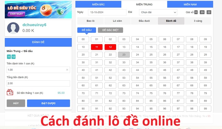 Người mới bắt đầu chơi lô đề online như nào?