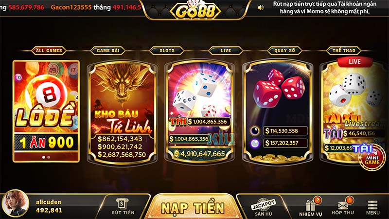 Game bài đổi thưởng Go88