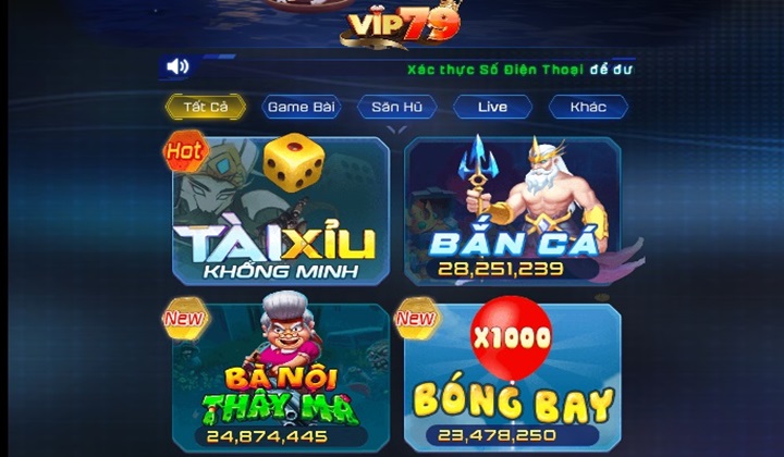 Khám phá hệ thống kho game đa dạng 