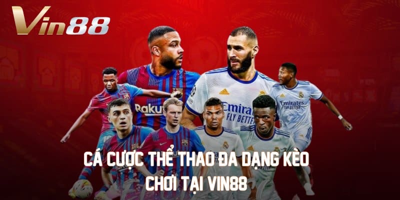 Cá cược thể thao đa dạng kèo chơi tại VIN88